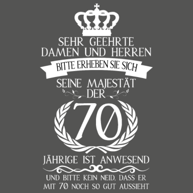 Motiv 70. Geburtstag.