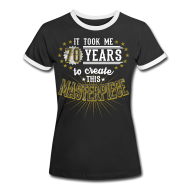 70 Geburtstag Geschenk T-Shirt - 70.Geburtstag Masterpiece Geschenkidee