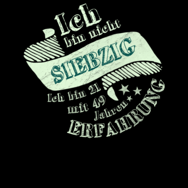 Motiv Siebzig Siebzigster 70. Geburtstag Geschenkidee