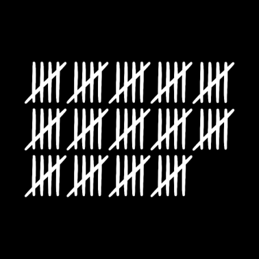 Motiv 70. Geburtstag - Strichliste - 70 Jahre alt