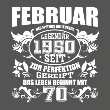 Motiv 70 Geburtstag 1950 70 jährige Legende