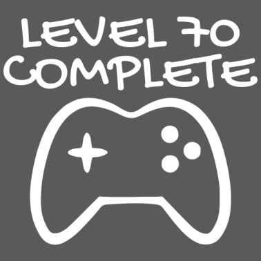 Motiv 70 Geburtstag - Level 70 Complete - Gamer 70 Jahre