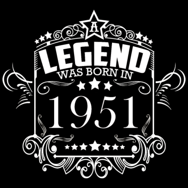 Motiv 70 Geburtstag jahrgang 1951