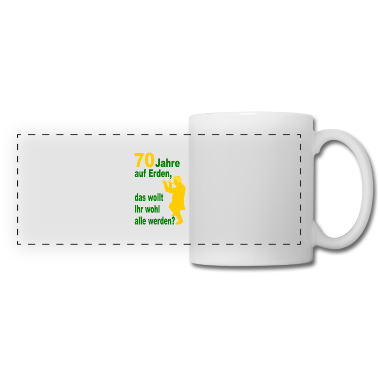 70 Geburtstag Geschenk Tasse - 70. Geburtstag, 70 Jahre auf Erden