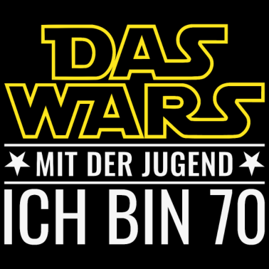 Motiv 70. Geburtstag Siebzig Das Wars Mit Der Jugend 70