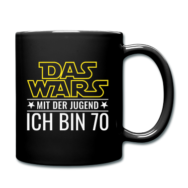 70 Geburtstag Geschenk Tasse - 70. Geburtstag Siebzig Das Wars Mit Der Jugend 70