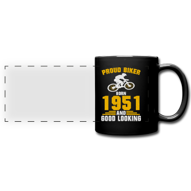 70 Geburtstag Geschenk Tasse - 1951 Geboren Geburtstag Fahrrad Radfahrer