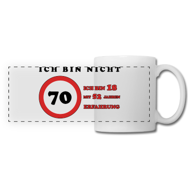 70 Geburtstag Geschenk Tasse - 70