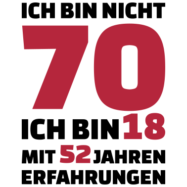 Motiv 70 Geburtstag