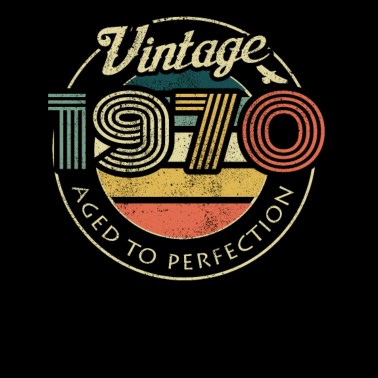 Motiv Vintage 1970 Geburtstag Retro Jahrgang 70 Geschenk