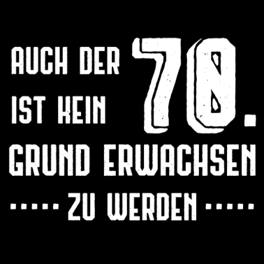 Motiv 70. Geburtstag Geschenk - 70 Jahre alt - 70ster