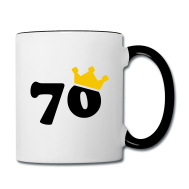 70 Geburtstag Geschenk Tasse - 70 Krone 70 Geburtstag 70 Jahre