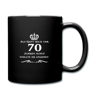 70 Geburtstag Geschenk Tasse - 70. geburtstag