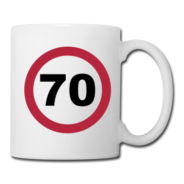 70 Geburtstag Geschenk Tasse - 70 Geburtstag