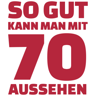 Motiv 70 Geburtstag