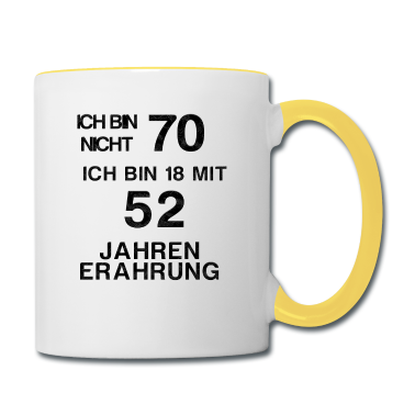 70 Geburtstag Geschenk Tasse - 70 Geburtstag
