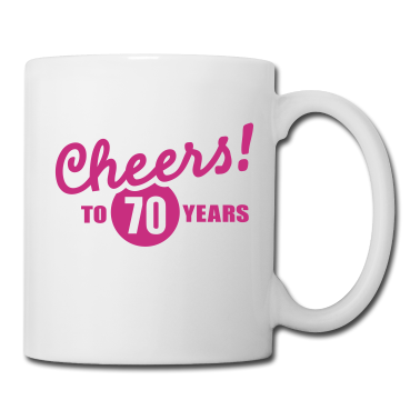 70 Geburtstag Geschenk Tasse - 70 Geburtstag