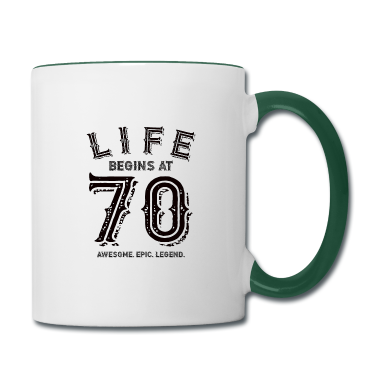 70 Geburtstag Geschenk Tasse - 70. Geburtstag 70 Jahre Geburtstagsgeschenk