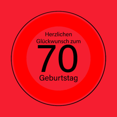 Motiv 70. Geburtstag