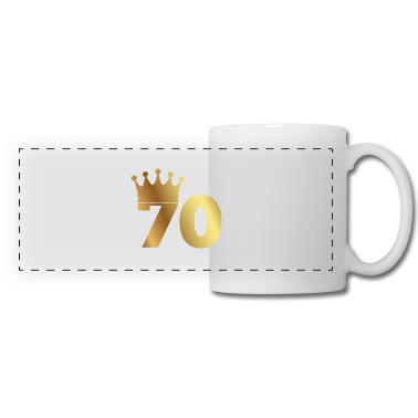 70 Geburtstag Geschenk Tasse - 70. Geburtstag: 70 mit Krone