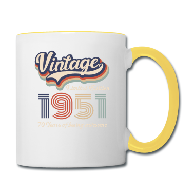 70 Geburtstag Geschenk Tasse - 70. Geburtstag Vintage