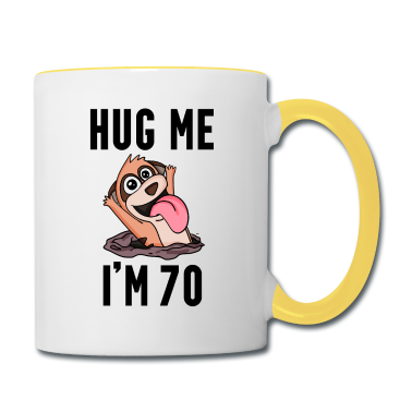 70 Geburtstag Geschenk Tasse - 70 Geburtstag - 70 Jahre - Umarmung