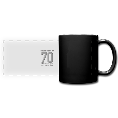 70 Geburtstag Geschenk Tasse - das leben beginnt mit 70 70. Geburtstag Geschenk