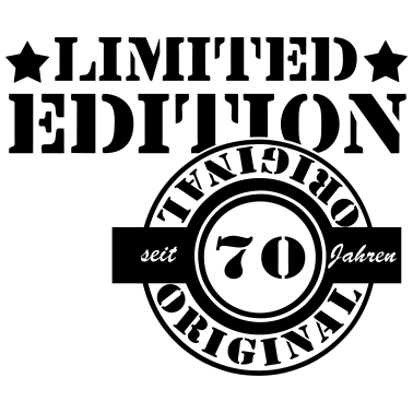 Motiv 70. Geburtstag lim.Org. ...+