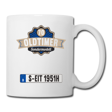70 Geburtstag Geschenk Tasse - 70 Jahre Oldtimer Sondermodell 70. Geburtstag