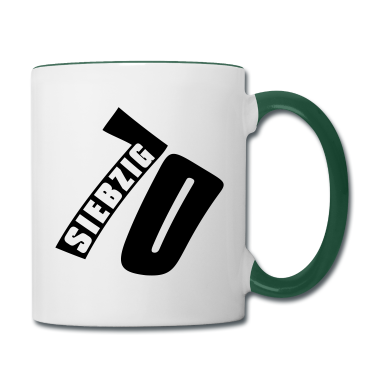 70 Geburtstag Geschenk Tasse - 70. Siebzigster Geburtstag