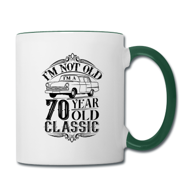 70 Geburtstag Geschenk Tasse - 70. Geburtstag Klassiker