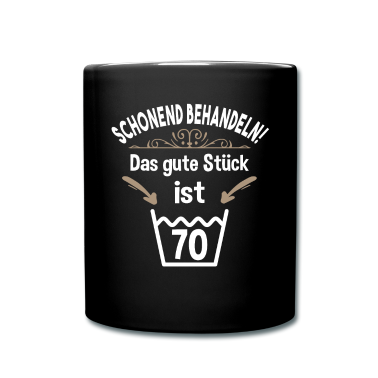 70 Geburtstag Geschenk Tasse - 70. Geburtstag 70 Jahre Schonend Behandeln 70