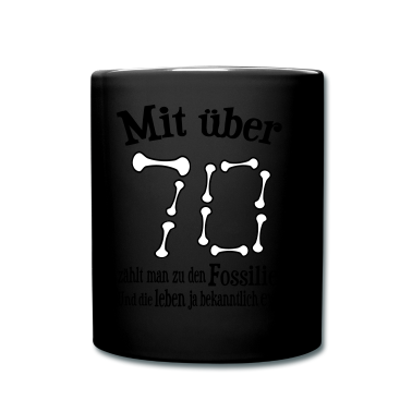 70 Geburtstag Geschenk Tasse - Fossil 70. Geburtstag