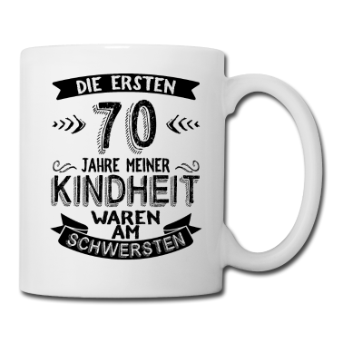 70 Geburtstag Geschenk Tasse - 70 Geburtstag Mann