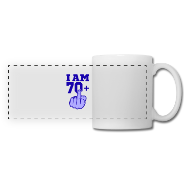 70 Geburtstag Geschenk Tasse - ICH BIN 70 MITTELFINGER 70 Geburtstag Papa Kollege