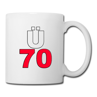 70 Geburtstag Geschenk Tasse - Ü 70 - GEBURTSTAG