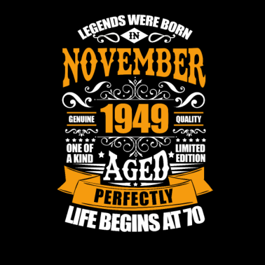 Motiv November 1949 70. Geburtstag 70 Jahre Geschenk