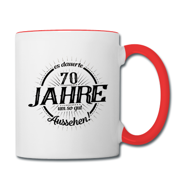 70 Geburtstag Geschenk Tasse - 70. Geburtstag Frauen Es dauerte 70 Jahre