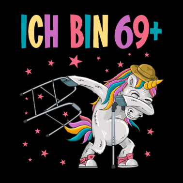 Motiv 70 Jahre Einhorn ich bin 69+ 70. Geburtstag