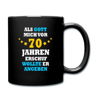 70 Geburtstag Geschenk Tasse - 70 Jahre Frauen Männer 70. Geburtstag Geschenk