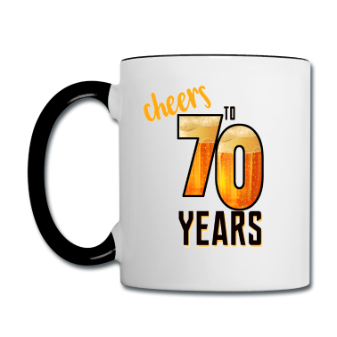 70 Geburtstag Geschenk Tasse - 70. Geburtstag - Design