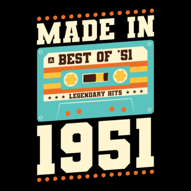 Motiv 70. Geburtstag Geschenk 1951 70 Jahre