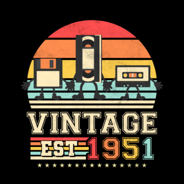 Motiv 70. Geburtstag Geschenk 1951 70 Jahre