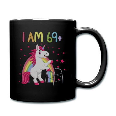 70 Geburtstag Geschenk Tasse - 70 Jahre Einhorn ich bin 69+ 70. Geburtstag