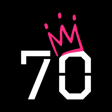 Motiv 70. Geburtstag 70 Krone Oma Opa Geschenk