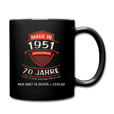 70 Geburtstag Geschenk Tasse - 70. Geburtstag