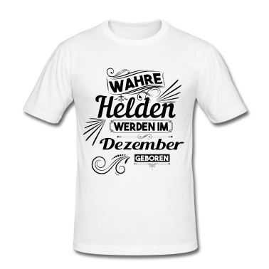 Geburtstag Geschenk Mann T-Shirt - Dezember Geburtstag Männer