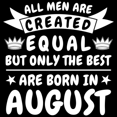 Motiv August Geburtstag Mann