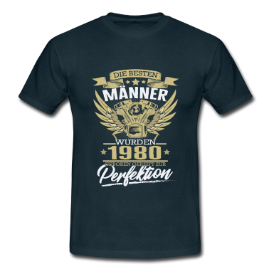 Geburtstag Geschenk Mann T-Shirt - Geburtstag Männer 1980 Perfektion