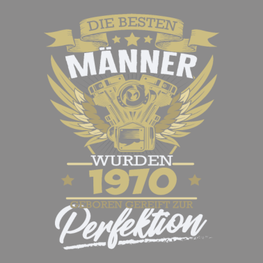 Motiv Geburtstag Männer 1970 Perfektion